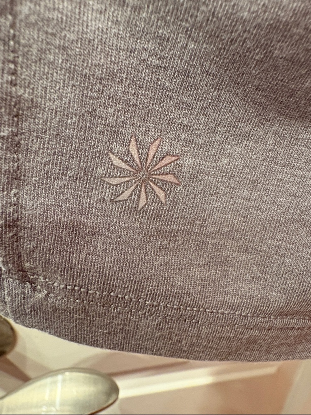 Athleta Gray With Ease Top Size XS - Picture 4 of 5